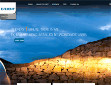 Tablet Screenshot of eklight.com